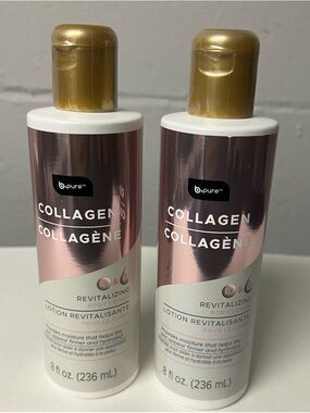 b.pure Collagen Revitalizing Body Lotion. 8 Fl Oz. Set of 2.
